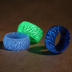 Glow in the Dark Crackle Ring