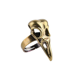 Crow Skull Bird Ring