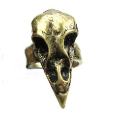 Crow Skull Bird Ring